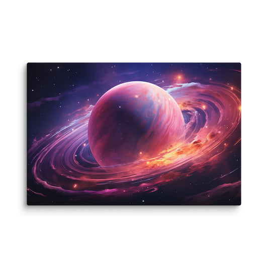Canvas Ringed Planet
