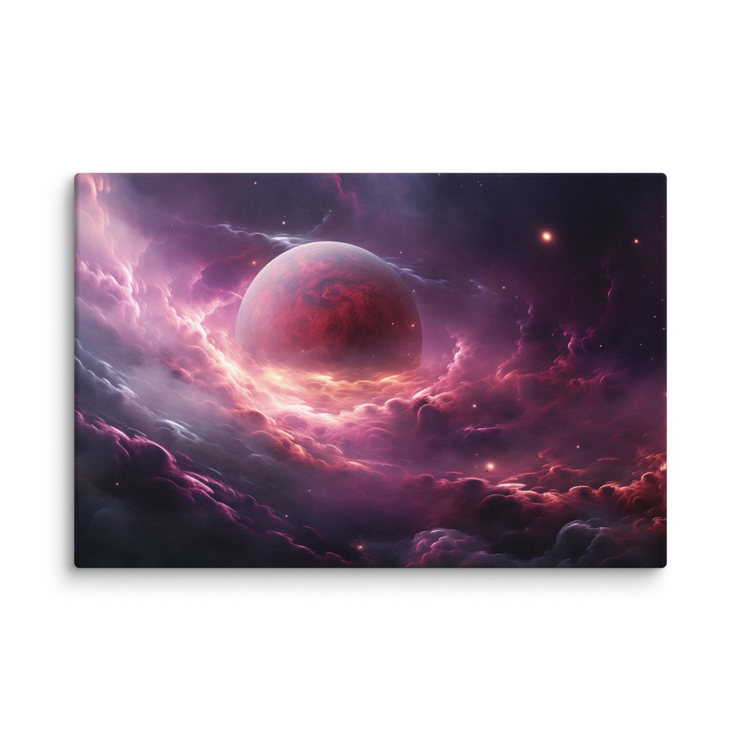 Canvas Nebula Cloud Planet