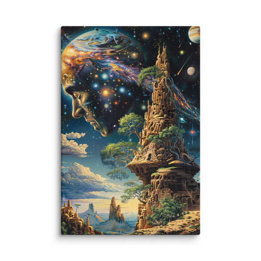 Canvas Alien Palace Surrealism Sky