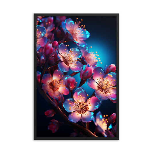 Framed Poster Cherry Blossom Flower