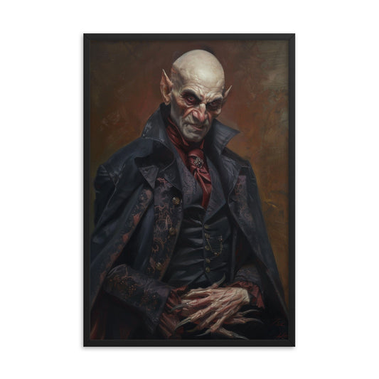 Framed Poster Vampire Portrait
