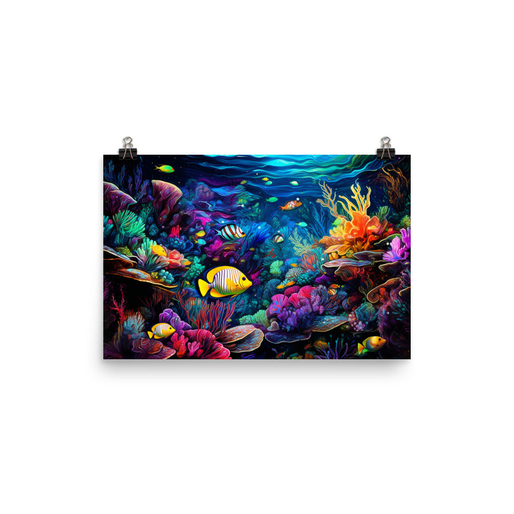 Poster Colorful Underwater Ocean
