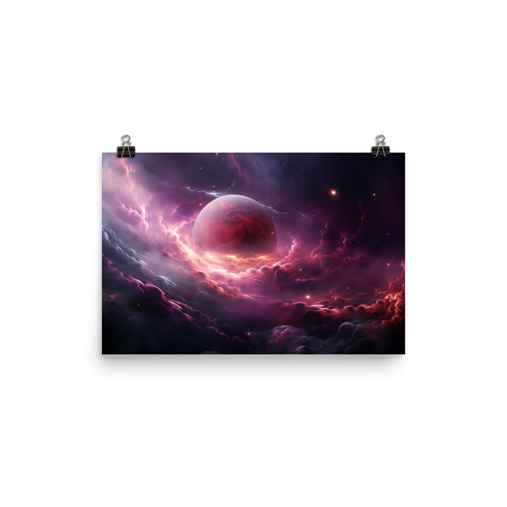 Poster Nebula Cloud Planet