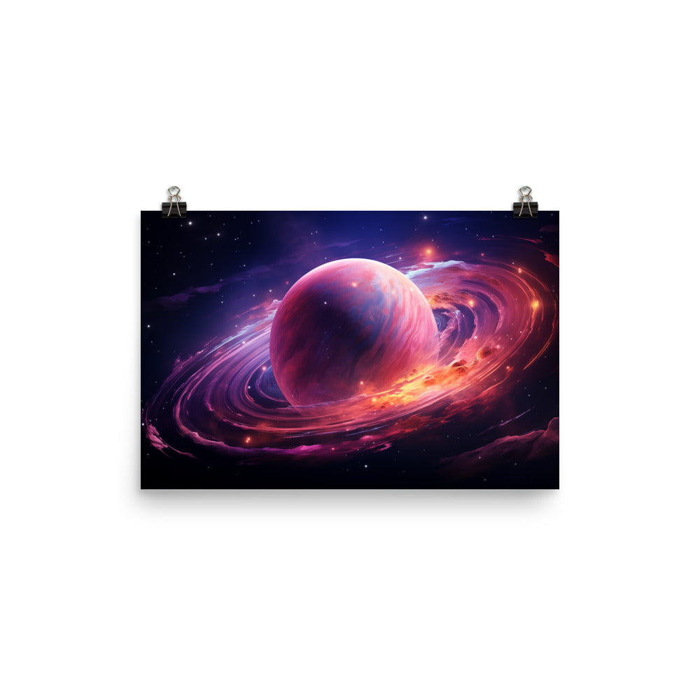 Poster Ringed Planet