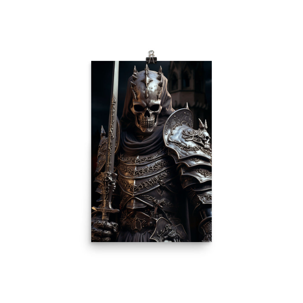 Poster Skull Armor Knight