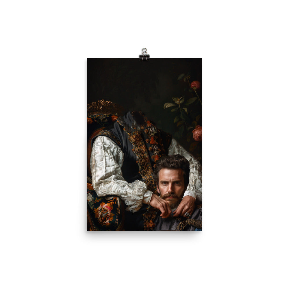 Poster Decapitated Man Portrait