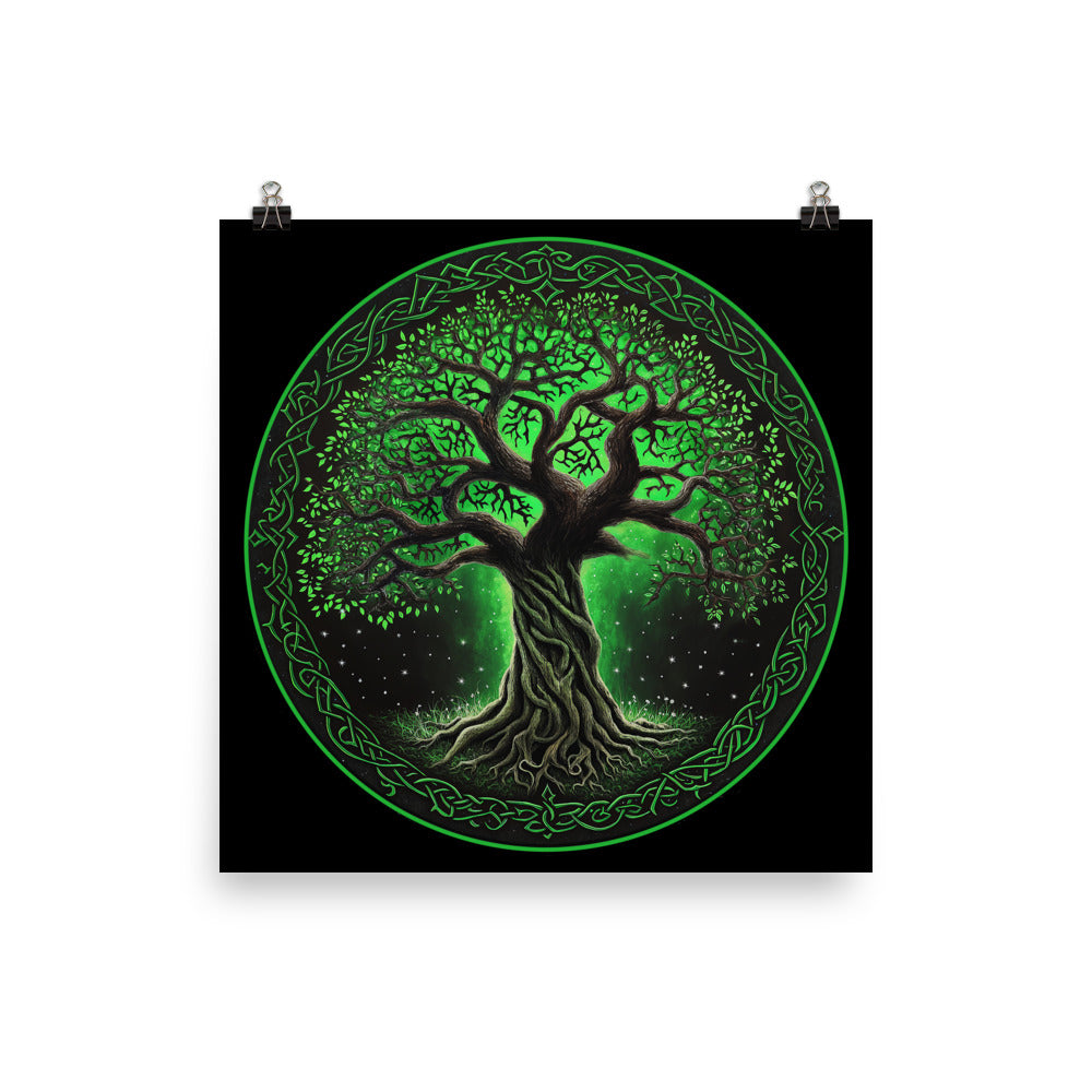 Poster Celtic Tree