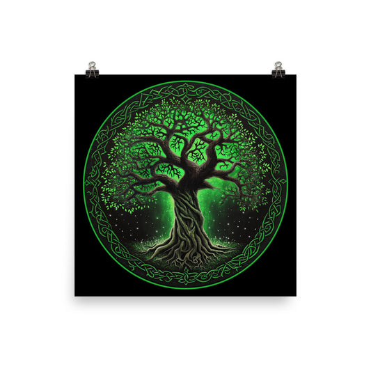 Poster Celtic Tree