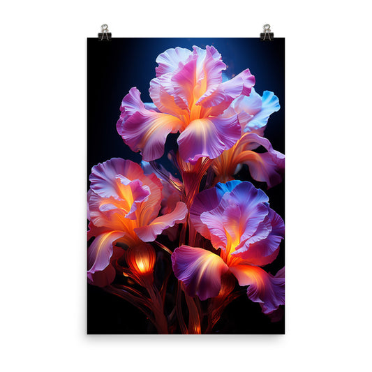 Poster Iris Flower