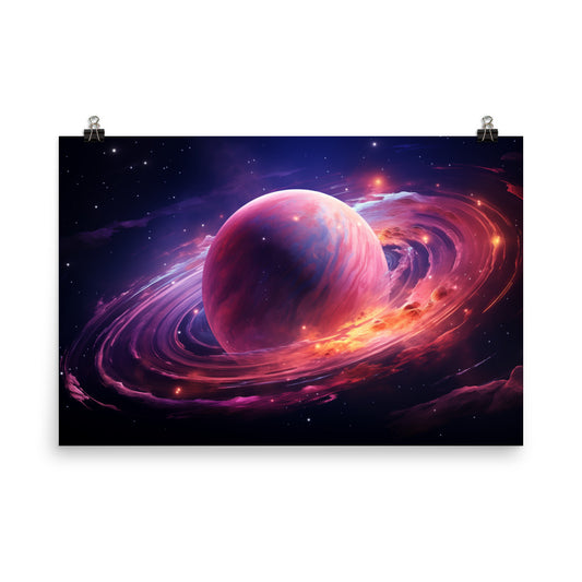Poster Ringed Planet