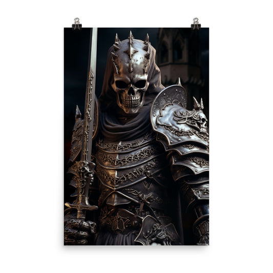 Poster Skull Armor Knight
