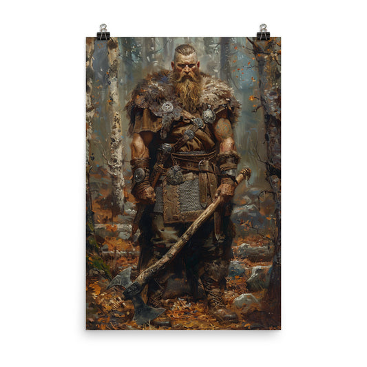 Poster Viking Portrait