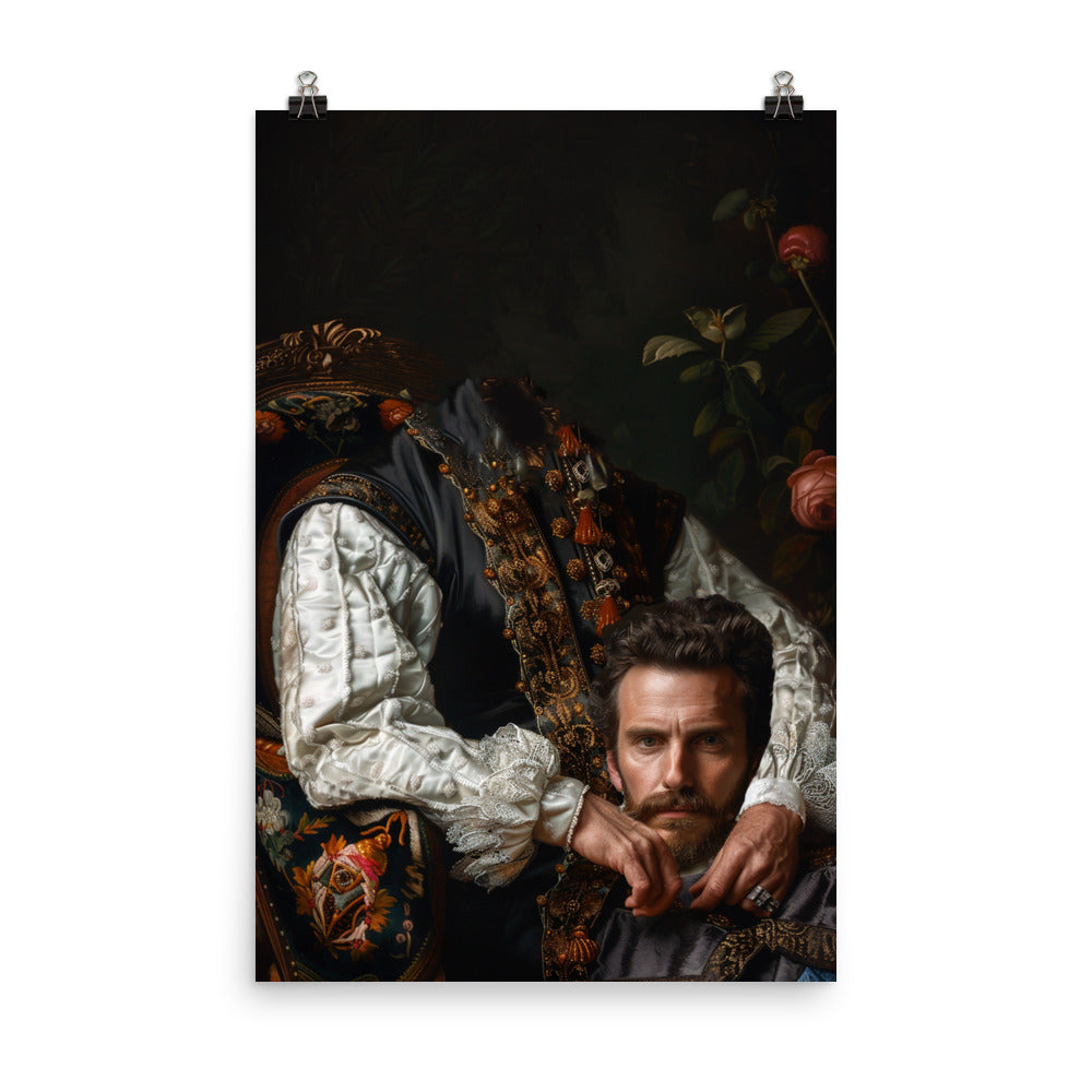 Poster Decapitated Man Portrait